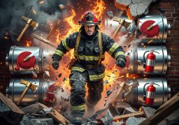 Firefighter Slot Game Preview Interface